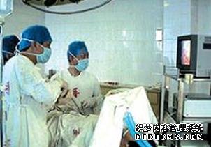 腹腔鏡微創手術中